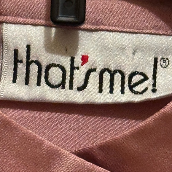 Vintage That’s Me! Sz M Dusty Pink Button Front Shirt VGUC - Picture 3 of 9